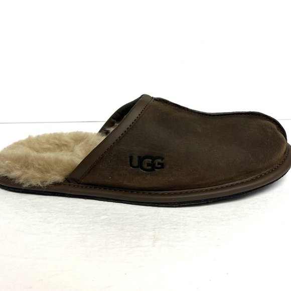 UGG Mens Scuff Slipper Tan Size 8 M